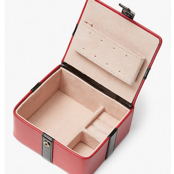 Kate Spade red present gift box Jewelry Case bag - Picture 2 of 8